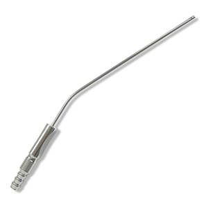 Tube d'aspiration chirurgical Frazier en acier inoxydable de haute qualité, alimentation manuelle, certifié CE, réutilisable pour une utilisation en chirurgie générale - Product Image 3