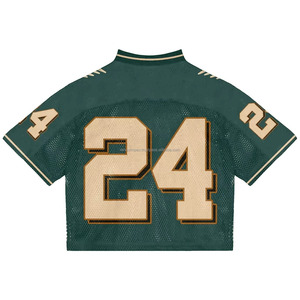 Maillots de sport vintage REHEXIMPEX en maille 100 % polyester respirant, personnalisables, pour football américain, soccer, basketball, coupe ample et courte - Product Image 2