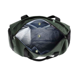 Sac de sport léger pliable et durable avec fermeture éclair, écologique, grande capacité, fabriqué au Pakistan - Product Image 4