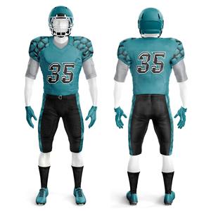 Uniforme de football américain au style unique, personnalisé pour l'équipe nationale de football, respirant, grande taille, manches courtes - Product Image 3