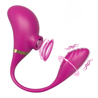 S-HANDE Handgehaltener Saug-Vibrator Körper-Vibrator Brustwarzen-Massagegerät Klitoris-Stimulator Masturbations-Vibratoren für Frauen