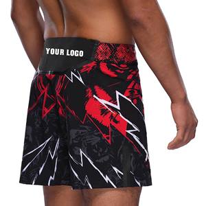 Pantalones cortos de malla Joggers Fitness Athletic Workout gym MMA Fight Shorts Peso ligero Durable No Gi Grappling Gear - Product Image 5