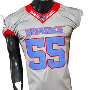 Maillot de football américain, maillot de supporter, broderie par sublimation, grande taille, 7v7, drapeau, photo réelle, usine du Pakistan, tous les sports - Product Image 1