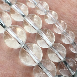 Wholesale Natural Clear Quartz <b>Crystal</b> Polished Beaded Stretch Bracelet Healing Gemstone Love Jewelry For Men And Women - Product Image 2