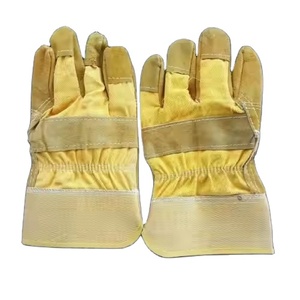 ถุงมือทำงานหนังวัวแท้คุณภาพสูง พรีเมียม สำหรับงานอุตสาหกรรม ถุงมือนิรภัยแบบแคนาดา ป้องกันมือสำหรับงานหนัก - Product Image 6