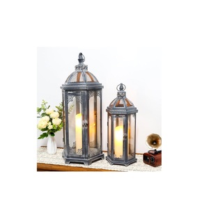 Farol de ramadán de metal decorativo hecho a mano, decoración de boda para interior y exterior de la mejor calidad, marroquí, nuevo - Product Image 3