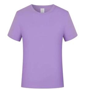 Nueva Camiseta de manga corta informal de moda para mujer, de punto, 100% de algodón, teñida lisa - Product Image 5