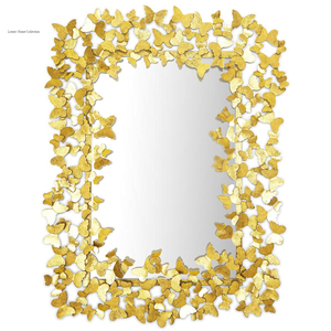 Modern Fancy Unique Shape Metal <b>Round</b> <b>Frame</b> Wall Mirror Gold Color Bathroom and Hotel Restaurant Accessories Supplies Low Price - Product Image 6