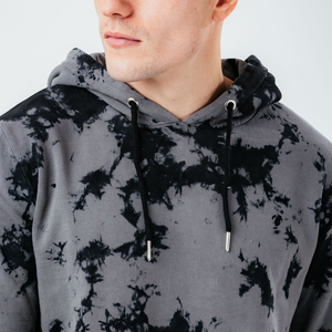 Latest Fashionable Custom Logo <b>Men</b> Acid Wash Hoodies 100% Cotton Winter Wear Plain Dyed Acid Wash <b>Hoodie</b> - Product Image 3