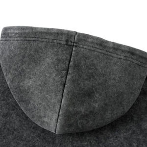 Sweat-shirts à capuche en coton de style vintage, couleur unie, haute performance, effet délavé, nouvelle collection hiver. - Product Image 5