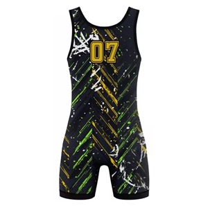 Uniforme de Lucha Reversible para Hombre, Sublimado, Hecho en Pakistán, Alta Calidad, Transpirable, Spandex/Poliéster - Product Image 4