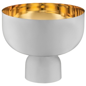Vase en métal doré au design de luxe Vases à fleurs de taille moyenne de la meilleure conception décorative de qualité supérieure avec les tailles de 17x15x15cm - Product Image 3
