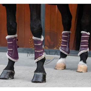 Bottes de soin pour chevaux, matériau durable, finition lisse, fermeture réglable, ajustement confortable - Product Image 5