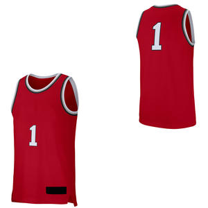 Camiseta de baloncesto transpirable con logotipo personalizado impreso de alta calidad/precios al por mayor Color sólido precios baratos camisetas de baloncesto - Product Image 4