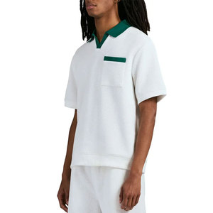 Nuevos polos Avirex de Color sólido transpirables personalizados para hombre, polos Avirex de Color sólido de alta calidad para hombre con bordado - Product Image 4