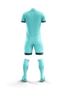 Conjuntos de uniformes de fútbol de hombre de alta calidad MOQ bajo diseños personalizados completos al por mayor 100% poliéster uniforme color degradado - Product Image 3