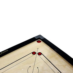 กระดานคารอมไม้กันน้ำสีน้ำตาล KC ENTERPRISES ขนาด 32x32 นิ้ว แข็งแรงทนทาน พร้อมเหรียญและสติ๊กเกอร์ ราคาสุดคุ้ม - Product Image 4