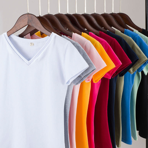 Camiseta informal de algodón de verano para mujer, camiseta de manga corta con cuello redondo, camiseta ligera de moda para uso diario - Product Image 4