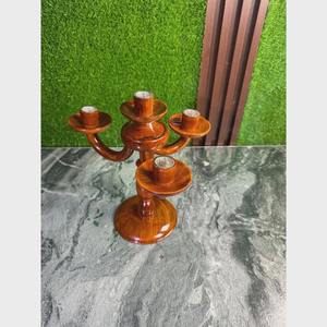 เชิงเทียนไม้รูปทรงต้นไม้ที่ไม่ซ้ำใครทันสมัยสำหรับตกแต่งบ้านโต๊ะจอแสดงผลห้องนั่งเล่นห้องนอนตกแต่งจากอินเดีย - Product Image 5