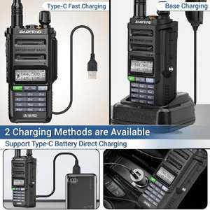 Radio Bidireccional <span class=keywords><strong>Baofeng</strong></span> <span class=keywords><strong>Uv9r</strong></span> <span class=keywords><strong>Pro</strong></span> V2 2026 de Largo Alcance, Triple Potencia, Copia Inalámbrica de Frecuencia, IP68 Impermeable, Tipo-C - Product Image 4