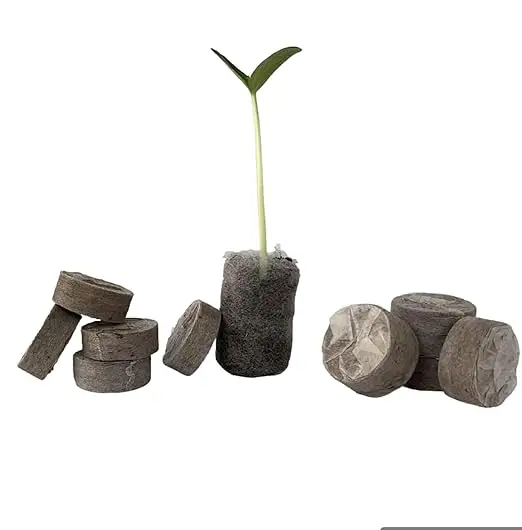 Best Selling 100% Biodegradable 42 mm Coco Jiffy Plug pellets Seed Sowing Media for Germination