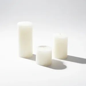 Set of 3 Cylindrical <b>Candle</b> <b>Sticks</b> for Home Decoration - Product Image 3