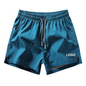 Shorts de sport taille ue été séchage rapide 100% Polyester poche latérale sport gymnastique basket-ball course Fitness Shorts pour hommes - Product Image 1