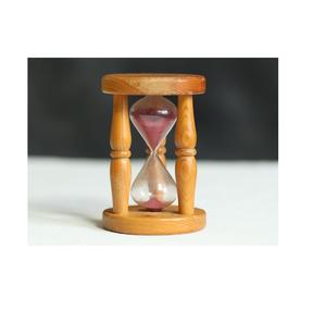 Sablier en bois massif de grande taille avec des chambres en verre transparent, flux de sable durable, design traditionnel et décoration pour la maison et le bureau - Product Image 1