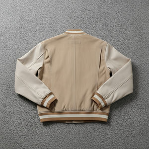 Chaqueta Universitaria Personalizada Directamente de Fábrica, Chaqueta Deportiva de Béisbol, Lana y Cuero de Primera Calidad, Chaquetas de Baloncesto Unisex - Product Image 2