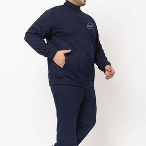 Chándal de algodón informal de talla grande para hombre, nuevo diseño, patrón sólido, ropa de calle transpirable para invierno, venta en línea - Product Image 3