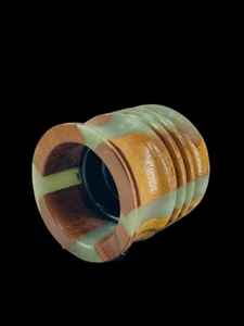 Brûleur d'encens élégant et écologique en résine époxy et bois d'acacia, finition marbrée, accents pour l'encens religieux (bakhoor), décoration d'intérieur apaisante - Product Image 5