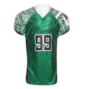 Comfortable Wear Custom Sports Team American Football Jersey Factory Price New Arrival American Football Uniform Short Sleeves - Product Image 1