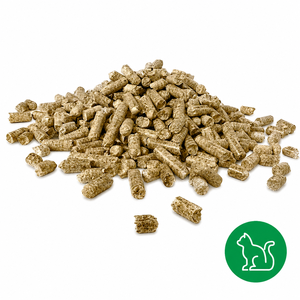 Lettiera per Gatti in Pellet di Legno di Pino Naturale da 1000kg, Sostituto della Sabbia, Biodegradabile, Senza Polvere, Controllo Odori - Product Image 1