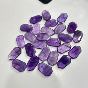 Mayorista de corte facetado amatista Africana geoda corte amatista natural piedra Fanci para la fabricación de joyas piedras preciosas sueltas - Product Image 3