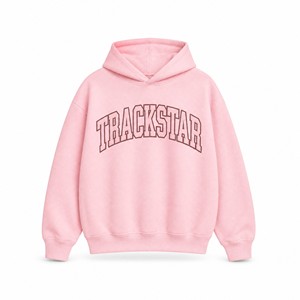 เสื้อฮู้ดดี้พรีเมียม Trackstar โลโก้ปัก ทรงโอเวอร์ไซส์ ยูนิเซ็กส์ ผ้าฟลีซหนานุ่ม สวมใส่สบาย สไตล์ลำลองในเมือง สีสันตามสั่ง ผู้ผลิต OEM ODM รุ่น TS-HD-079 - Product Image 2