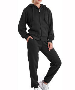 Logo personnalisé Impression bouffante Sweats à capuche Survêtement de mode pour les femmes - Product Image 2