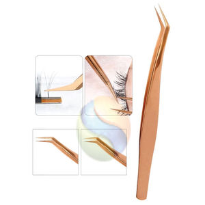 แหนบต่อขนตาแบบวอลุ่ม พรีเมียม รับทำโลโก้  ความแม่นยำสูง ผลิตจากสแตนเลส สำหรับต่อขนตาแบบวอลุ่ม ระดับมืออาชีพ - Product Image 4