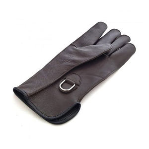 Gants de fauconnerie en cuir véritable de qualité supérieure gants d'entraînement imperméables pour la sécurité meilleur équipement de chasse de qualité pour la conduite - Product Image 5