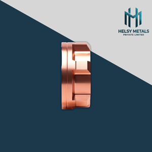 Insert fileté en cuivre de haute pureté, composant d'usinage VMC personnalisé pour les systèmes industriels et électriques à haute température - Product Image 2