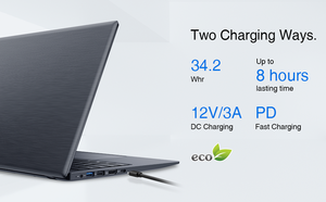 Nuevo Portátil Chino de 14 Pulgadas, 1366x768, Delgado, 8GB RAM, 256GB, Win10, AMD Ryzen 9, 144Hz, Inglés Americano - Product Image 3