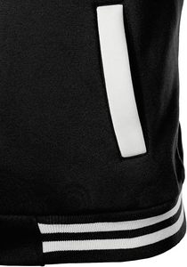 Vente en gros de veste bombardier Letterman Varsity personnalisée pour hommes sur toile avec support de veste de baseball universitaire toile personnalisée imprimée par sublimation - Product Image 4