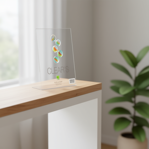 Transparent PCLEAR01VTMA4 <b>Plastic</b> <b>Frame</b> (21x29.7cm) for Bubola & Naibo Vertical Photoframes by CLEAR - Product Image 3