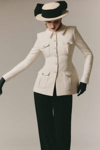 เสื้อแจ็กเก็ต AMARA สำหรับผู้หญิงเสื้อผ้าผู้หญิงสไตล์หรูหราบริการผลิตในเวียดนาม - Product Image 4