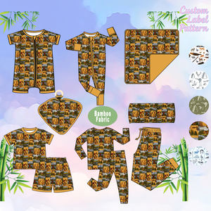 <span class=keywords><strong>Pyjama</strong></span> grenouillère en bambou pour bébé nouveau-né Vêtements en bambou pour bébé - Product Image 1