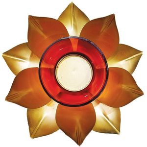 Golden Lotus Tea <b>Light</b> Candle Holder Home Decorative Candle Holder Handicraft Candle Holder - Product Image 6