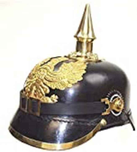 Casque Pickel Haube allemand prussien de qualité supérieure Officier impérial Cuir Design Parfait pour les collectionneurs Reconstitutions historiques - Product Image 4