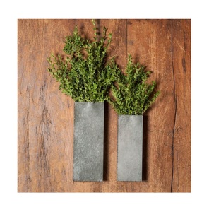 Macetas de madera grandes de último diseño para decoración del hogar, maceta colgante de pared hecha a mano sólida, ideal para espacios interiores con estilo - Product Image 6