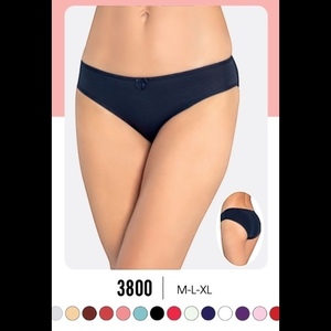 กางเกงบิกินี่ลูกไม้ยางยืดสำหรับผู้หญิงชุดชั้นในไซส์ XL สไตล์โรแมนติกพิมพ์โลโก้บนเอว - Product Image 2