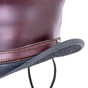 หมวกคาวบอยหนังแท้สไตล์ตะวันตกทำจากหนังนิ่มสำหรับเด็กผู้ชายหมวกหนังวัวม้าสั่งทำได้ตามต้องการ - Product Image 6