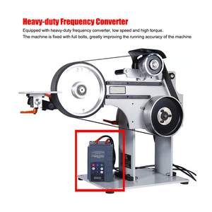 Lijadora de Banda de Velocidad Variable de 2HP, de Alta Resistencia, 71-83 x 2 Pulgadas, Máquina Afiladora de Cuchillas, 3 Funciones de Pulido, Convertidor de Frecuencia Multifunción - Product Image 5